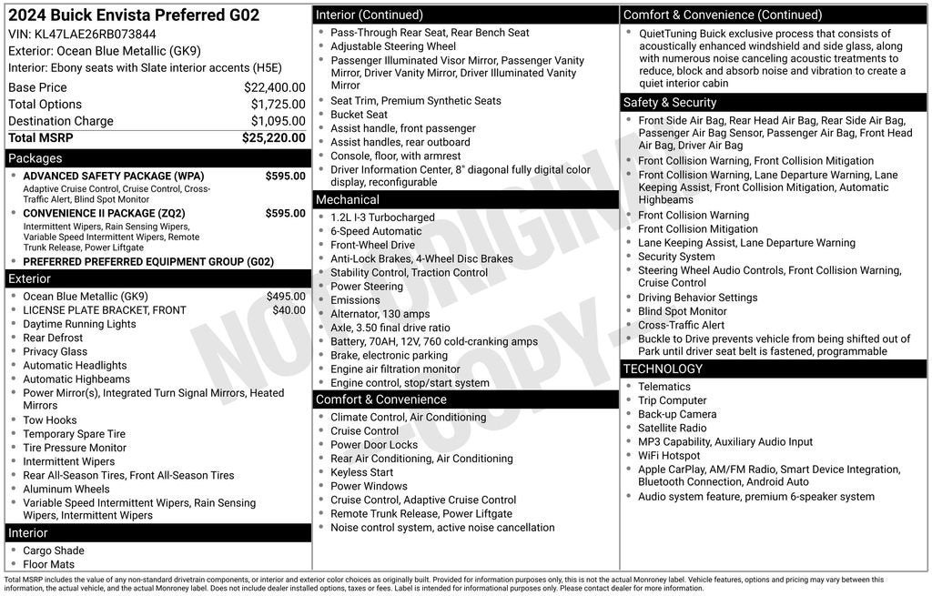 2024 Buick Envista Preferred
