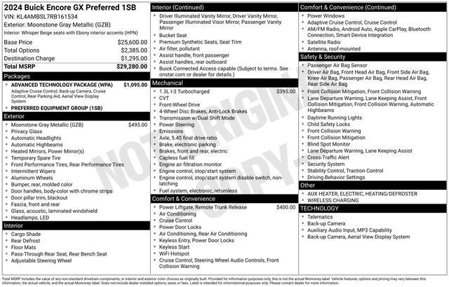 2024 Buick Encore GX Preferred