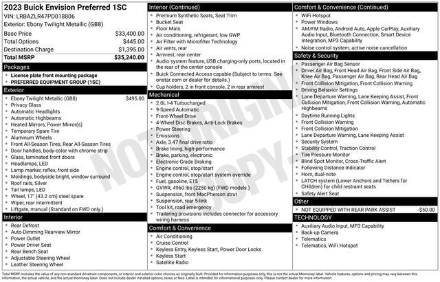 2023 Buick Envision Preferred