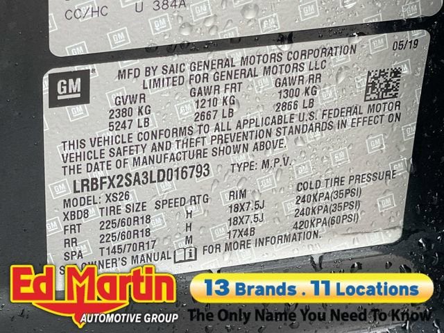 2020 Buick Envision Essence Group