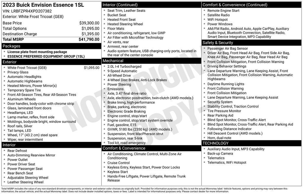 2023 Buick Envision Essence